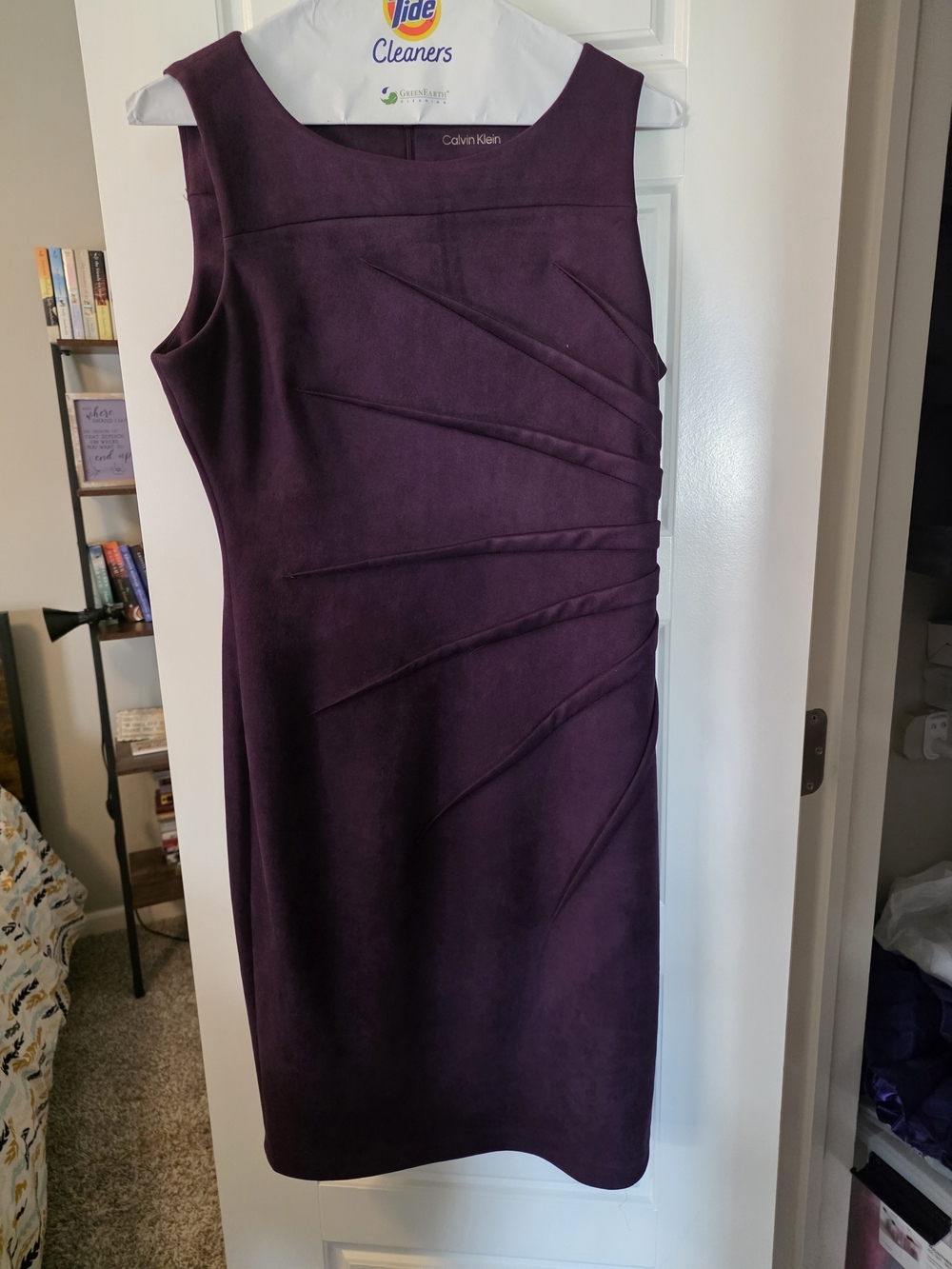 Calvin Klein Plum Sheath Dress